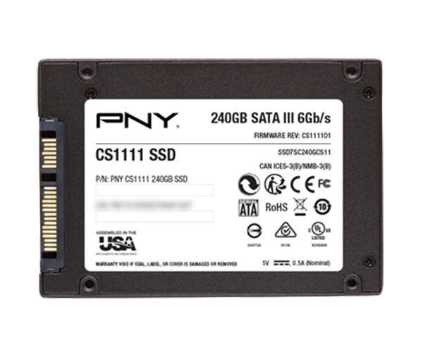 SSD PNY CS1111 240GB 2.5" Sata 6GB/s, SSD7CS1111-240-RB