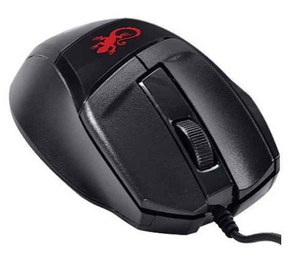 Mouse Gamer VX Vinik Optico Lizard Preto/Vermelho 1000 DPI, 23376