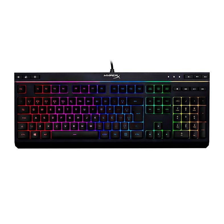 OPENBOX Teclado Gamer HyperX Alloy Core RGB, ABNT2, Preto, 4P4F5A2AC4