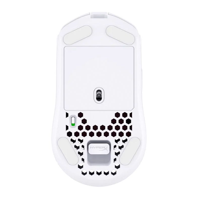 Mouse Gamer HyperX Pulsefire Haste, Wireless, RGB, 16000DPI, 6 Botoes, Branco, 4P5D8AA