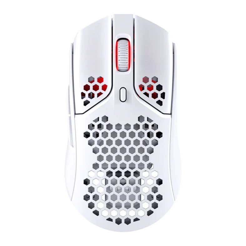 Mouse Gamer HyperX Pulsefire Haste, Wireless, RGB, 16000DPI, 6 Botoes, Branco, 4P5D8AA