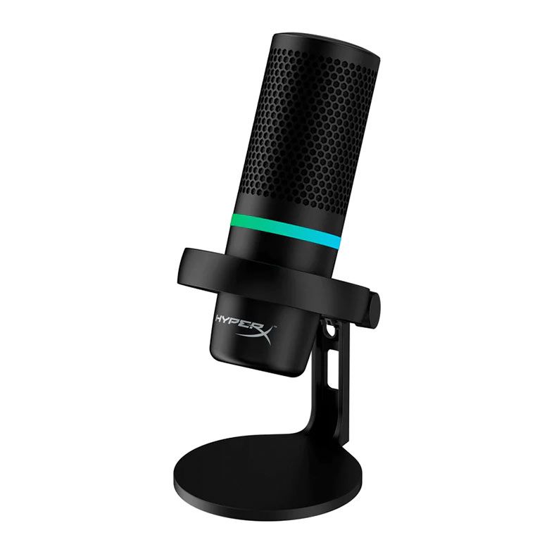 Microfone HyperX Duocast, RGB, USB, Preto, 4P5E2AA