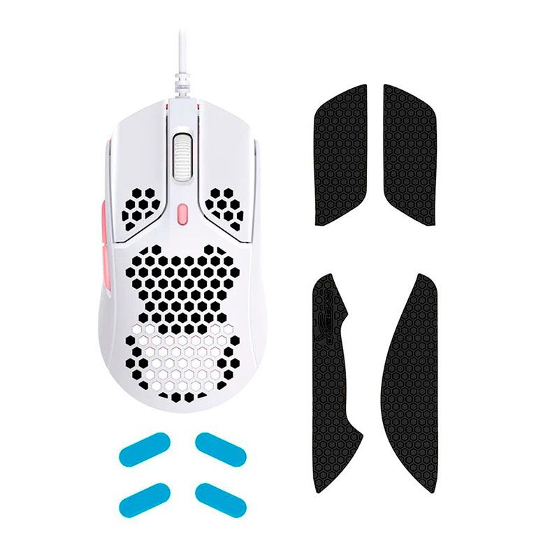 Mouse Gamer HyperX Pulsefire Haste, RGB, 16000DPI, 6 Botoes, Branco, 4P5E4AA