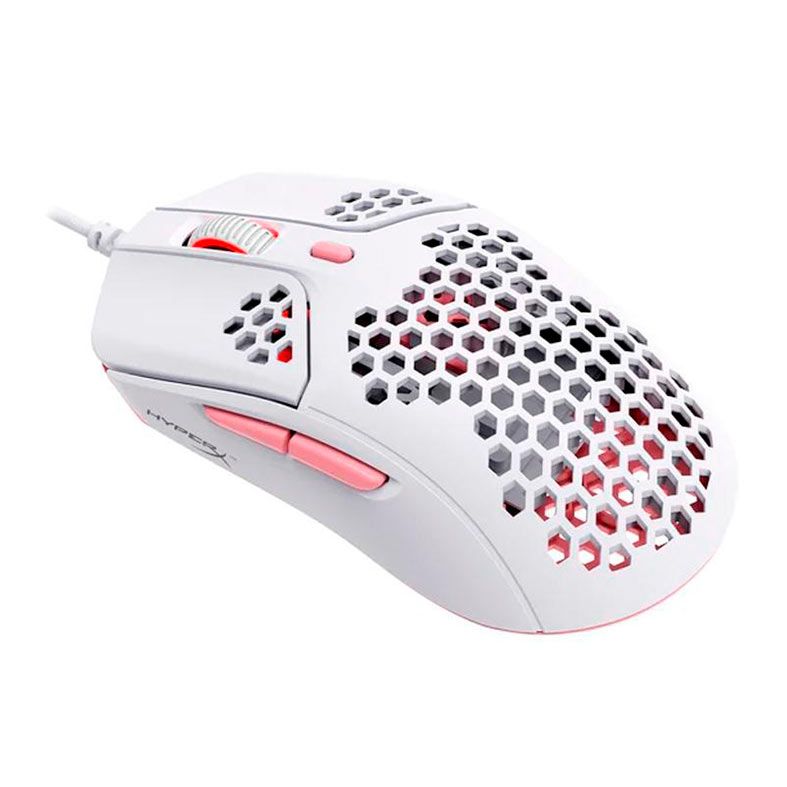 Mouse Gamer HyperX Pulsefire Haste, RGB, 16000DPI, 6 Botoes, Branco, 4P5E4AA