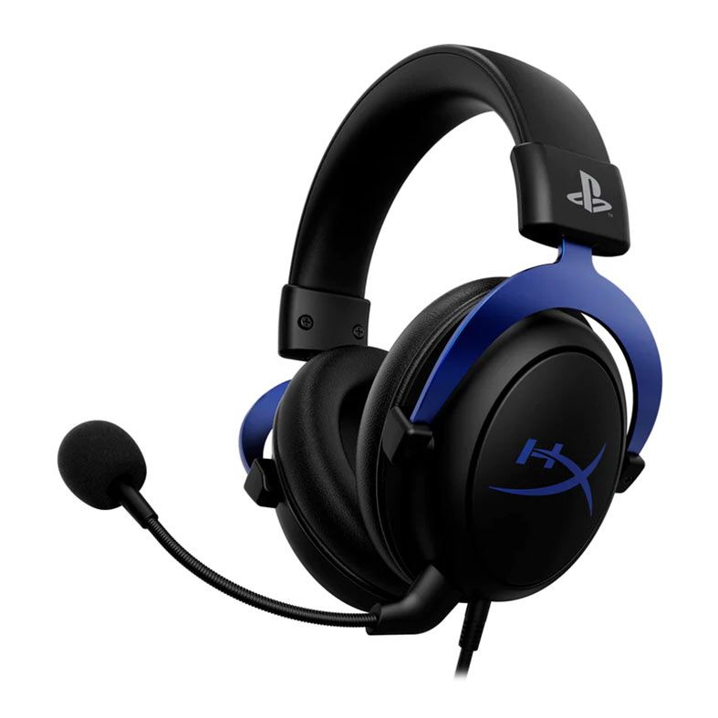 Headset Gamer HyperX Cloud, Drivers 53mm, Preto e Azul, 4P5H9AAABL