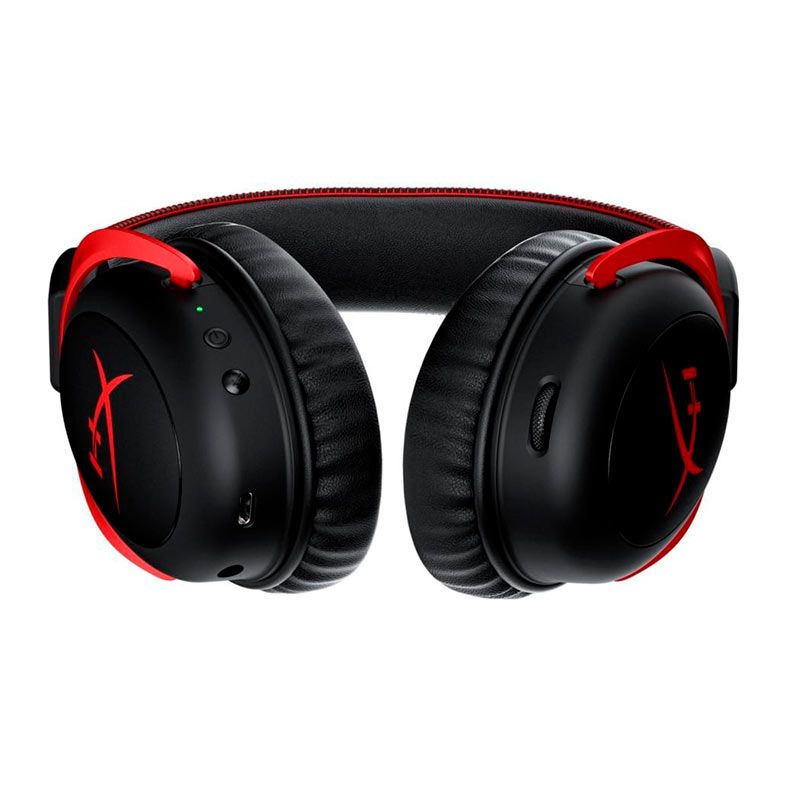 Headset Gamer HyperX Cloud II, Wireless, Som Surround 7.1, Drivers 53mm, Preto/Vermelho, 4P5K4AA