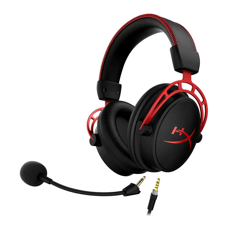 Headset Gamer HyperX Cloud Alpha, Drivers 50mm, Preto e Vermelho, 4P5L1AAABL