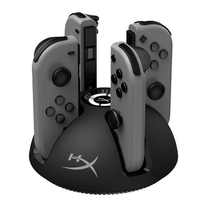 Carregador Hyperx ChargePlay Quad, Nintendo Switch, Preto, 4P5M7AA