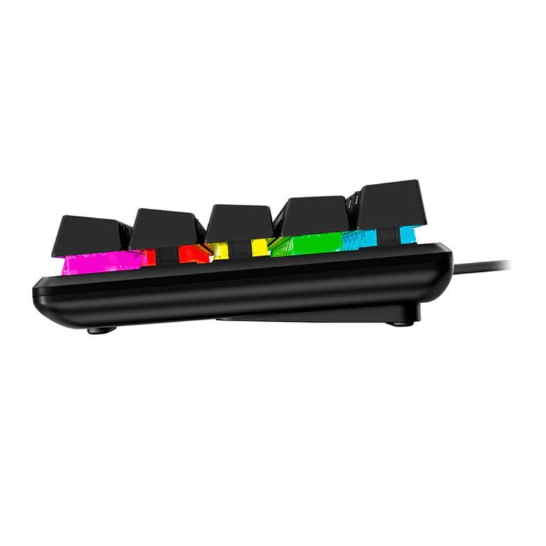 Teclado Mecanico Gamer HyperX Alloy Origins, RGB, Switch Vermelho, Preto, 4P5N4AAABA