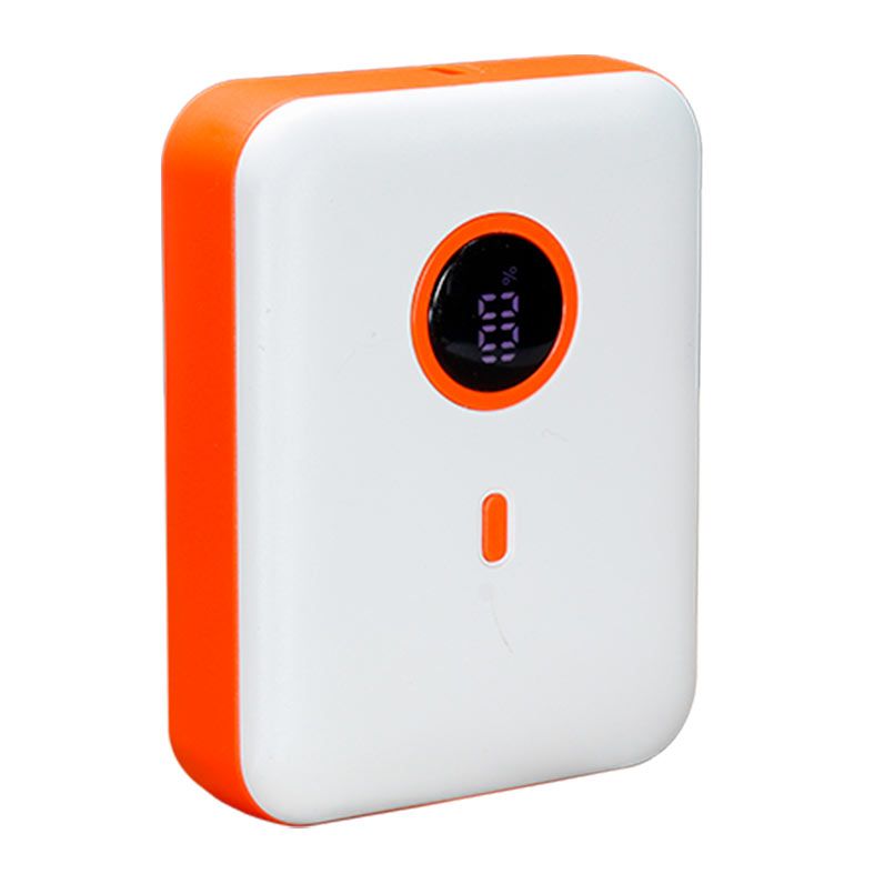 Power Bank OEX Style PB303, 10000mAh, USB/Type-C, Branco e Laranja, 50.0017