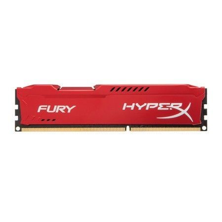 Memória Kingston HyperX Fury 4GB (1x4) DDR3 1866Mhz Vermelha, HX318C10FR/4