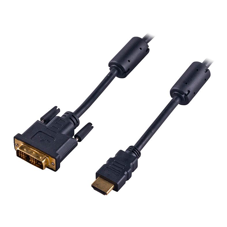 Cabo HDMI para DVI-D Fortrek HMD201, 1.8m, Preto, 51994