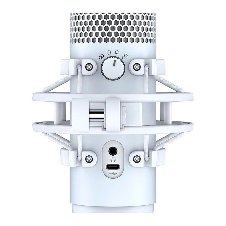 Microfone HyperX Quadcast S, RGB, USB, Branco, 519P0AA