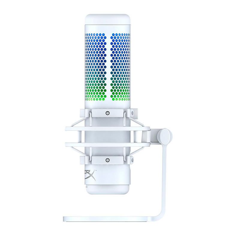 Microfone HyperX Quadcast S, RGB, USB, Branco, 519P0AA