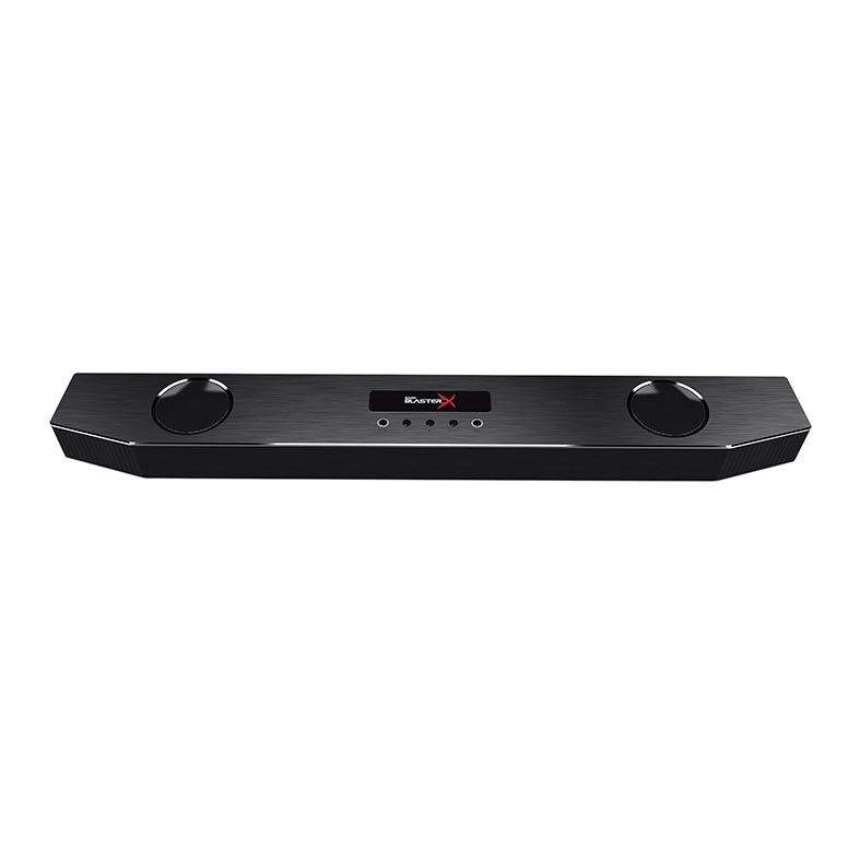Caixa de Som Creative Sound BlasterX Katana, Led Aurora Reactive, 150W RMS, Bluetooth, Cabo Optico, USB e AUX, Preto, 51MF8245AA000