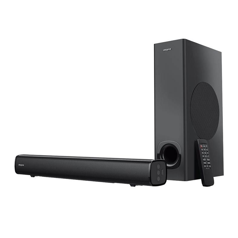 Soundbar Creative Stage, 160W RMS, Bluetooth, Cabo Optico e AUX, Preto, 51MF8360AA000