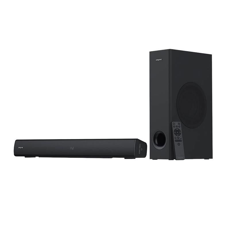 Caixa de Som Creative Stage V2, 160W RMS, Bluetooth, Cabo Optico e USB, Preto, 51MF8375AA001