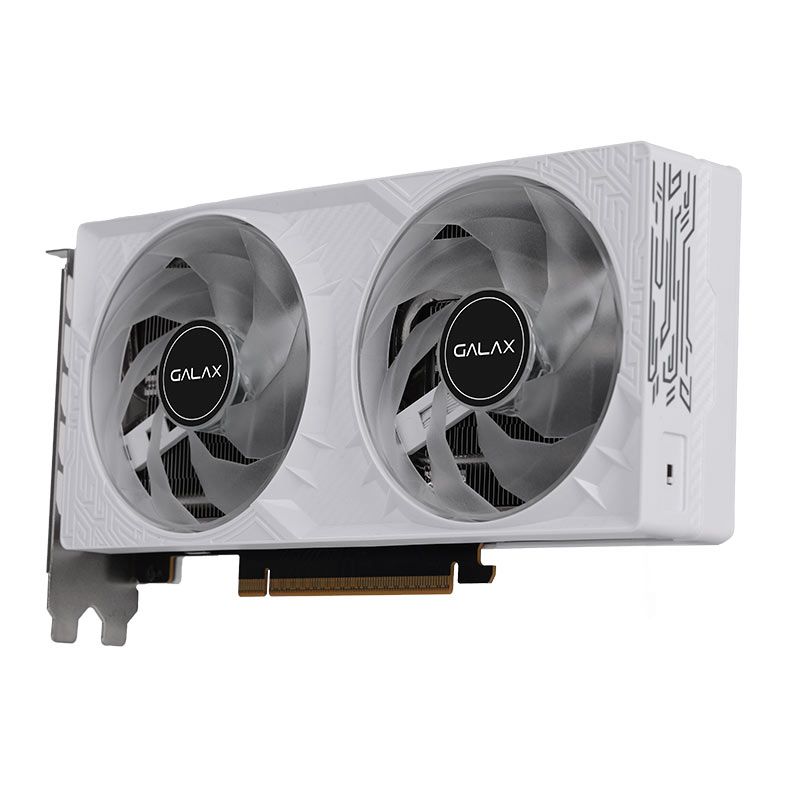 Placa de Video Galax GeForce RTX 5050 1-Click OC White, 8GB, GDDR6, 128-bit, 55NSL8MHCZBS