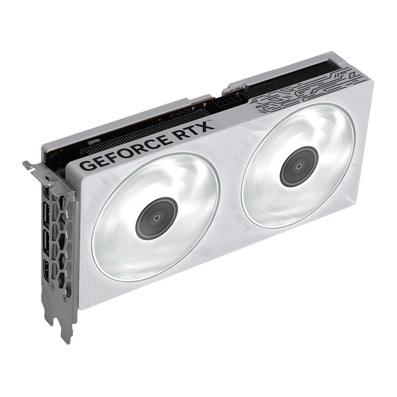 Placa de Video Galax GeForce RTX 5050 1-Click OC White, 8GB, GDDR6, 128-bit, 55NSL8MHCZBS