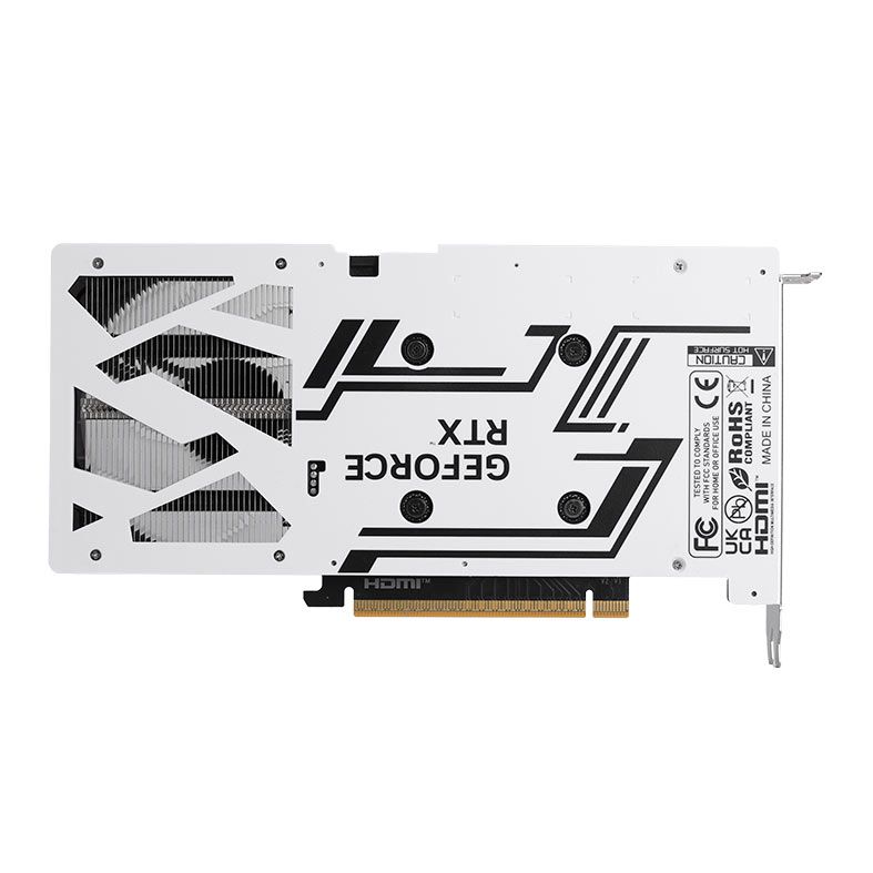 Placa de Video Galax GeForce RTX 5050 1-Click OC White, 8GB, GDDR6, 128-bit, 55NSL8MHCZBS