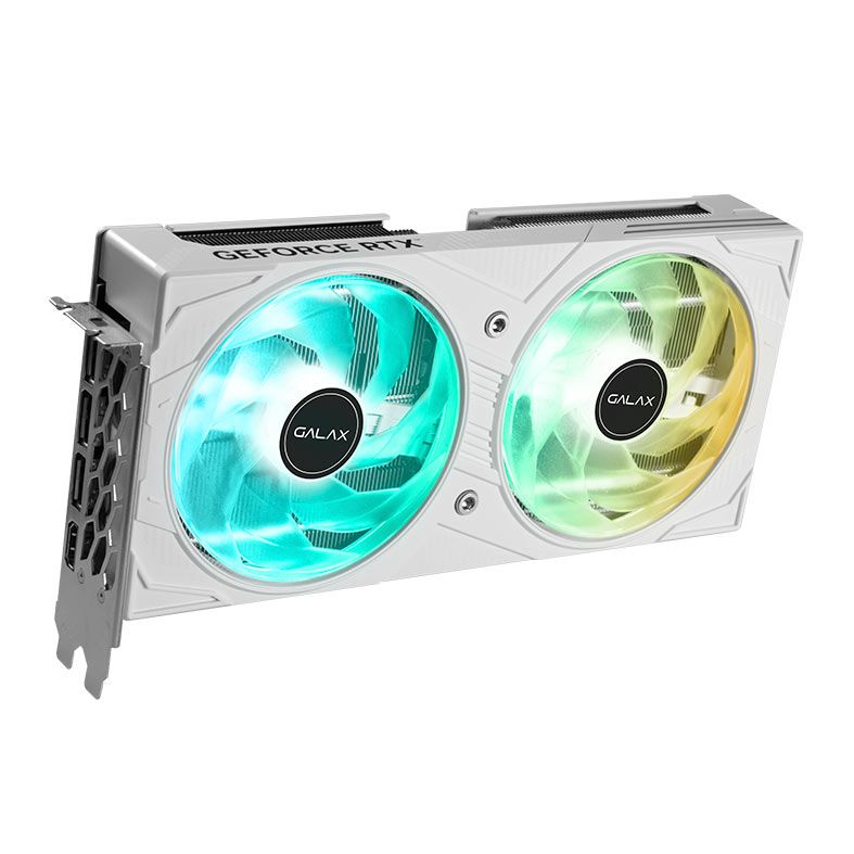 Placa de Video Galax GeForce RTX 5060 EX 1-Click OC White, 8GB, GDDR7, 128-bit, 56NSN8MDDBBS
