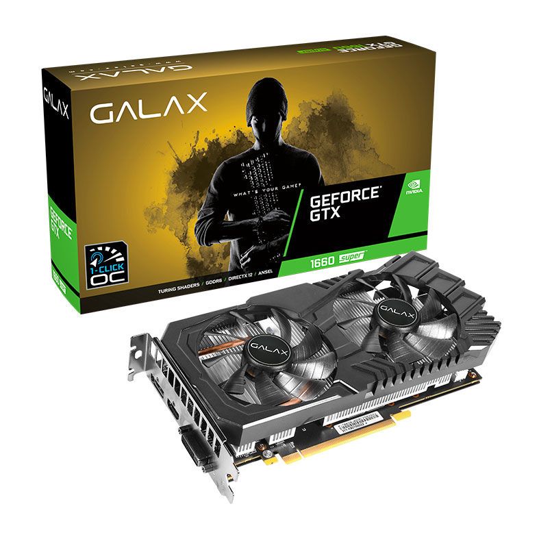 Placa de Video Galax GeForce GTX 1660 Super 6GB X Version 192-bit, 60SRL7DS05XV