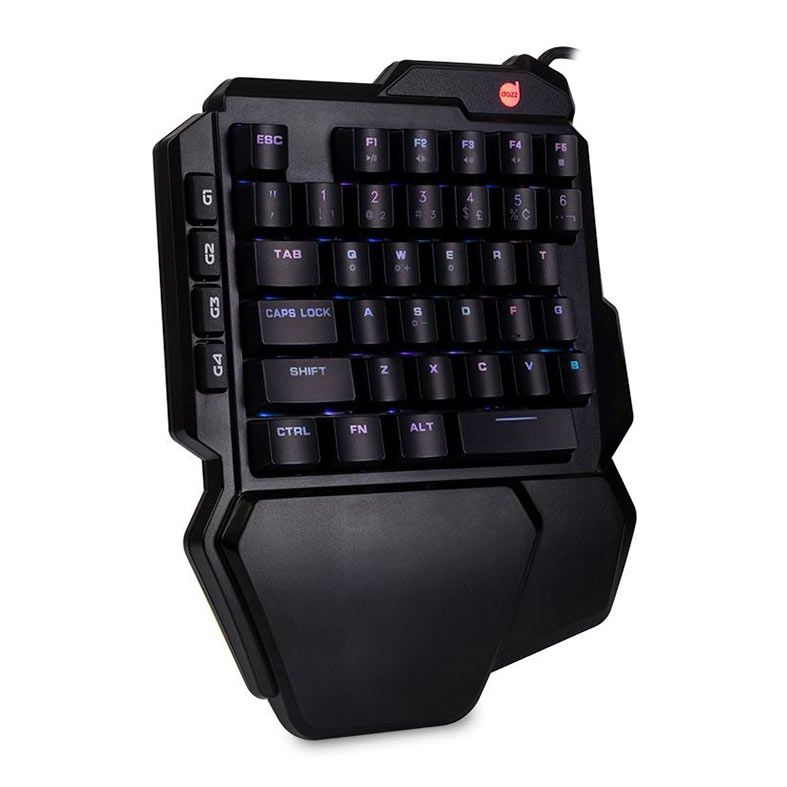 Teclado Mecanico Gamer Dazz Shuriken, RGB, Switch Azul, Preto, 62000020