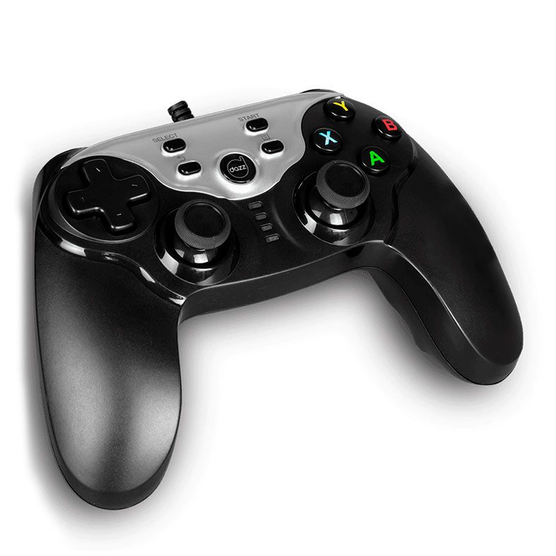 Controle DAZZ Cyborg, USB, PC, PS3, Preto, 62000058