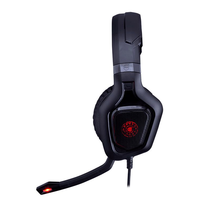 Headset Gamer DAZZ Lachesis Diamond, Som Surround 7.1, Driver 50mm, USB, Preto, 62000059