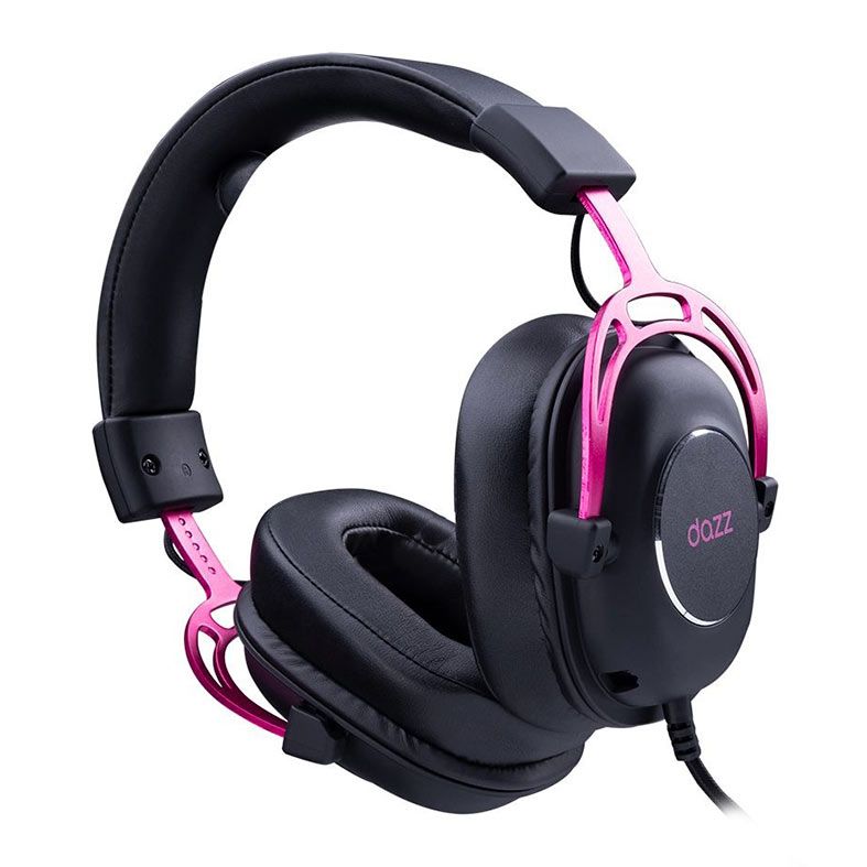 Headset Gamer DAZZ FT3 Ultra Light, Som Surround 7.1, Driver 50mm, USB, Preto, 62000068