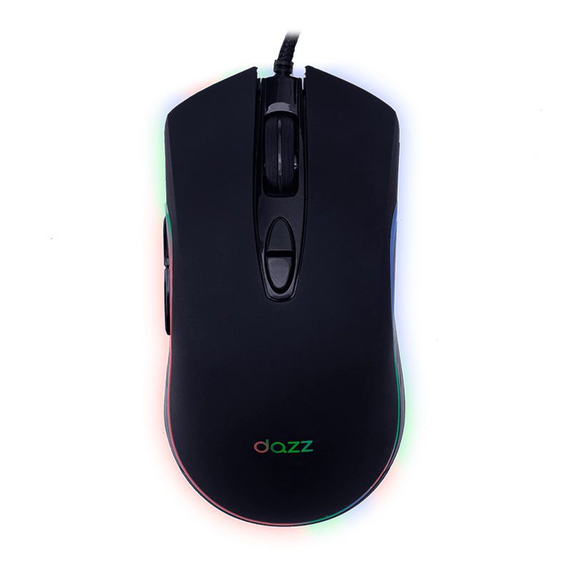 Mouse Gamer Dazz 3406FAL, RGB, 6400DPI, 7 Botoes, Preto, 62000085
