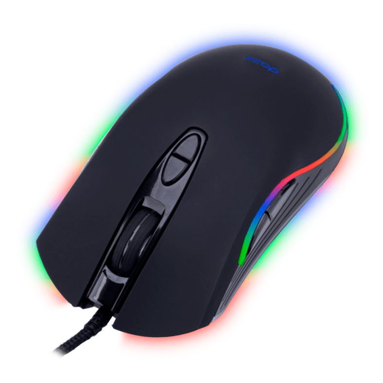 Mouse Gamer Dazz 3406FAL, RGB, 6400DPI, 7 Botoes, Preto, 62000085
