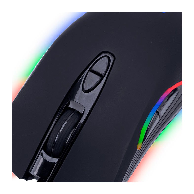 Mouse Gamer Dazz 3406FAL, RGB, 6400DPI, 7 Botoes, Preto, 62000085
