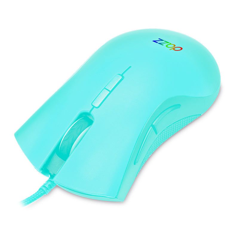 Mouse Gamer Dazz Mizard, RGB, 12000DPI, 7 Botoes, Azul, 62000086