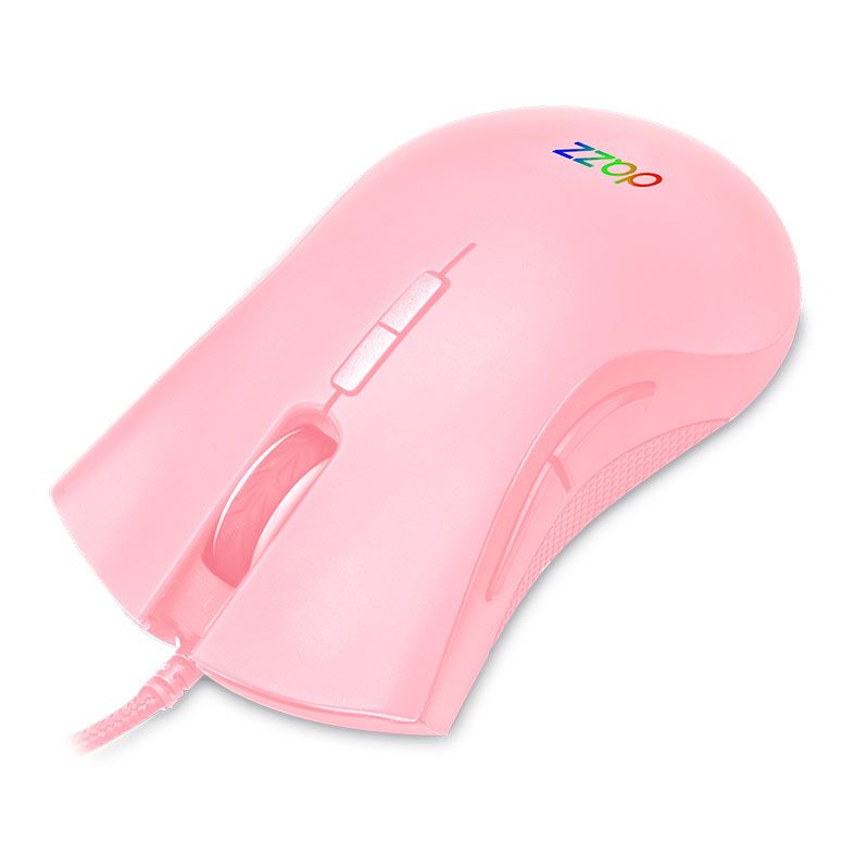 Mouse Gamer Dazz Mizard, RGB, 12000DPI, 7 Botoes, Rosa, 62000088