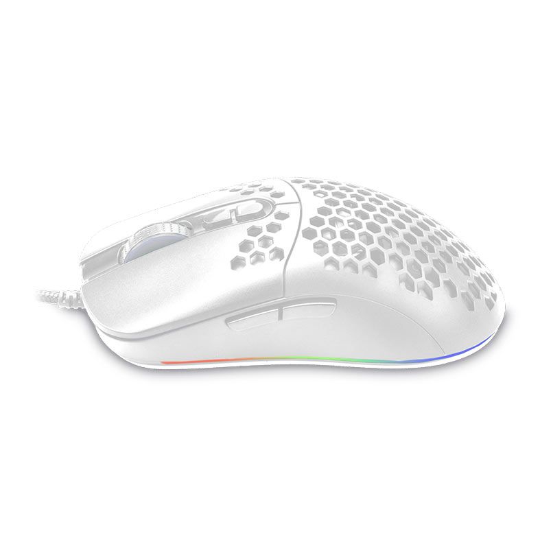 Mouse Gamer Dazz Horus, RGB, 12800DPI, 7 Botoes, Branco, 62000092