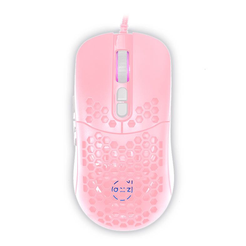 Mouse Gamer Dazz Skadi, RGB, 12000DPI, 7 Botoes, Rosa, 62000093
