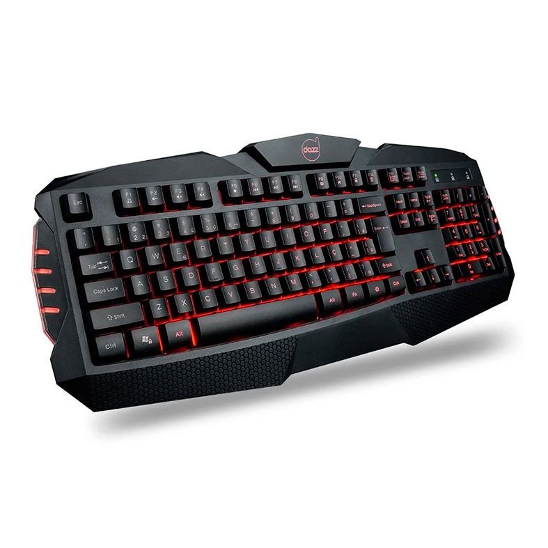 Combo Gamer 4x1 Dazz Arsenal, Teclado ABNT2, Mouse 4000 DPI, Mousepad 360x280x3 mm, Headset, 625237