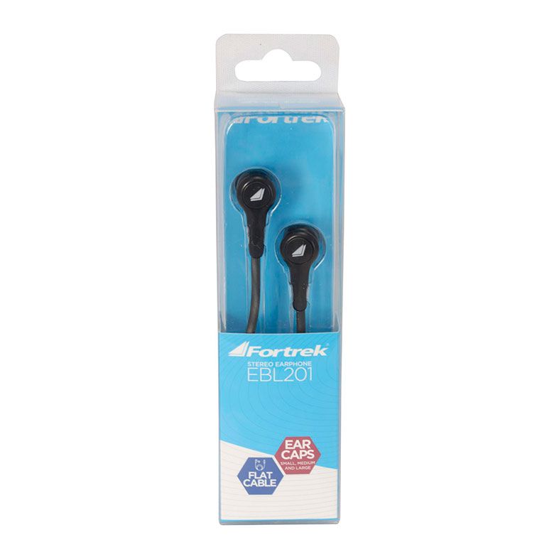 Fone de Ouvido Intra Auricular Fortrek EBL201, Preto, 62886