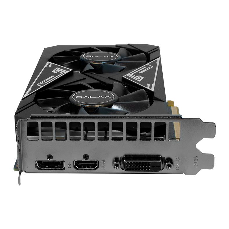 Placa de Video Galax GeForce GTX 1650 EX Plus 1-Click OC, 4GB, GDDR6, 128-bit, 65SQL8DS6NEP