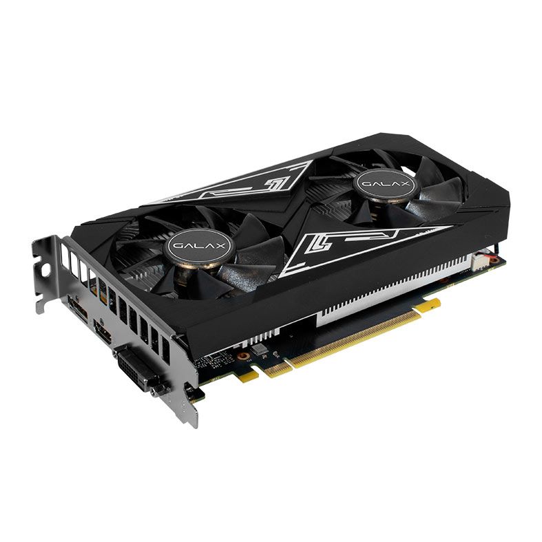 Placa de Video Galax GeForce GTX 1650 EX Plus 1-Click OC, 4GB, GDDR6, 128-bit, 65SQL8DS6NEP