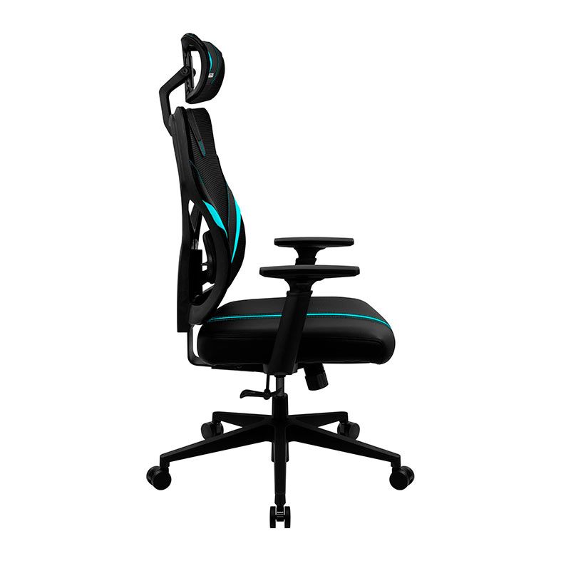 Cadeira Gamer ThunderX3 YAMA1 Ergonomica, Preto e Cyan, 69674