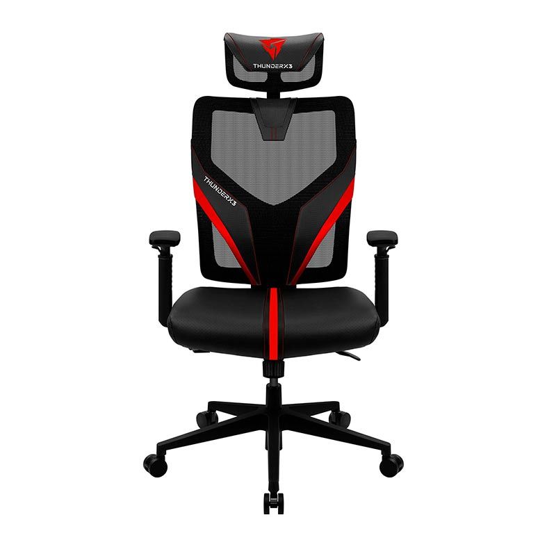 Cadeira Gamer ThunderX3 YAMA1 Ergonômica Preta/Vermelha, 69675