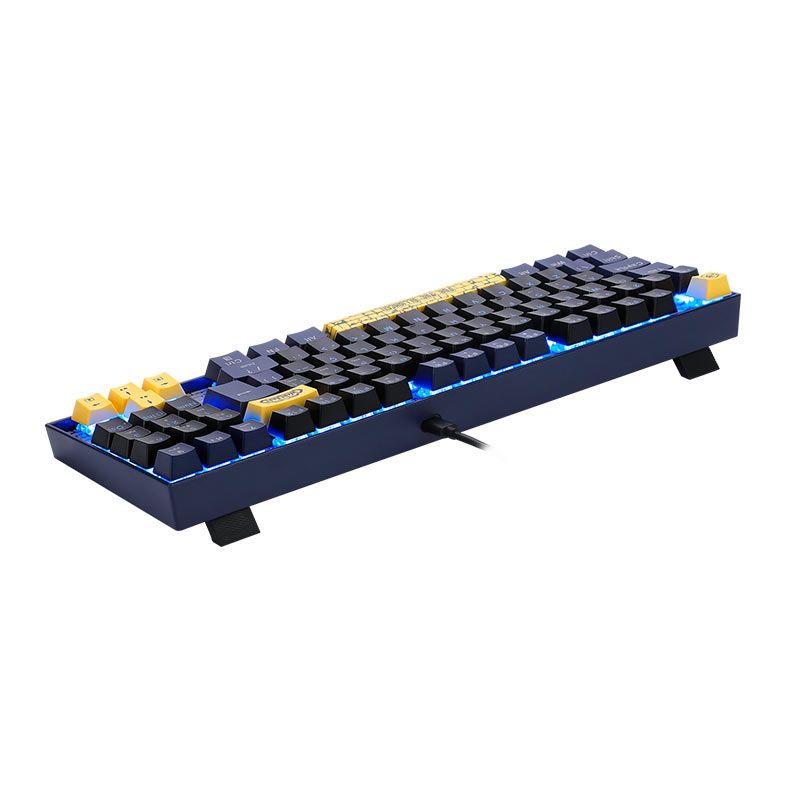 Teclado Mecanico Gamer Redragon World of Warcraft Alianca, Led Azul, Switch Blizzard, 6975763141700