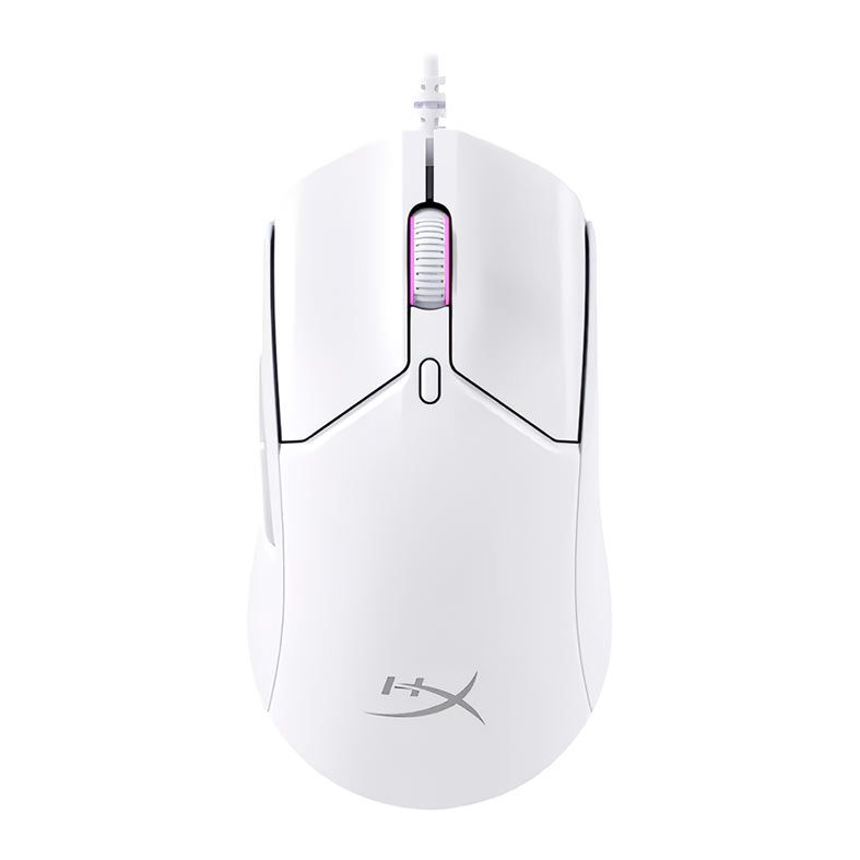 Mouse Gamer HyperX Pulsefire Haste 2, RGB, 26000DPI, 6 Botoes, Branco, 6N0A8AA