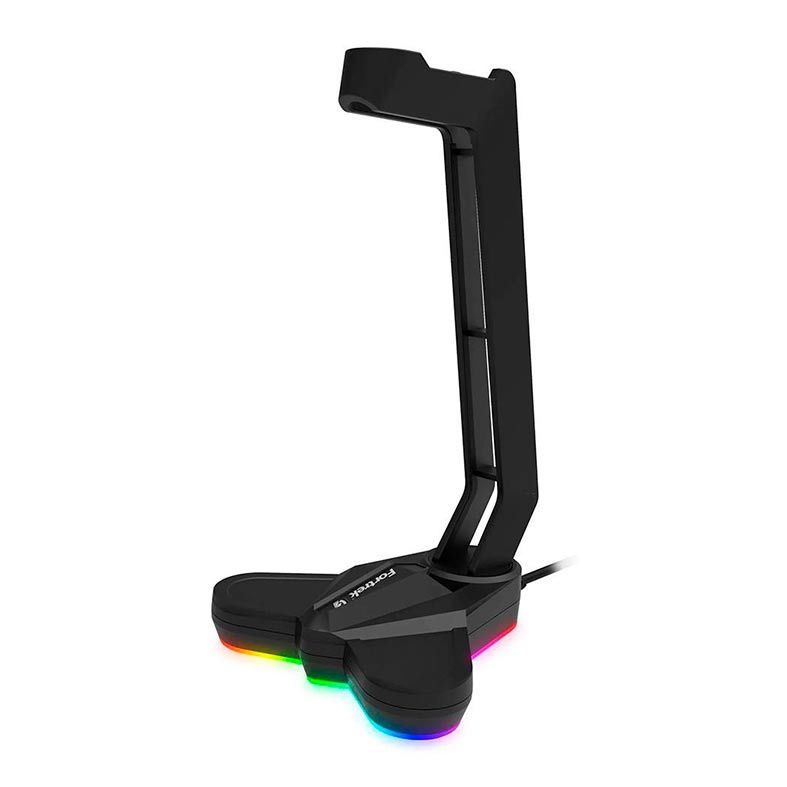 Suporte Para Headset Vickers Fortrek RGB Preto, 70534