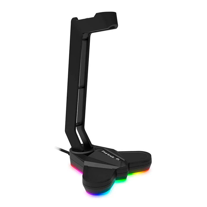 Suporte Para Headset Vickers Fortrek RGB Preto, 70534