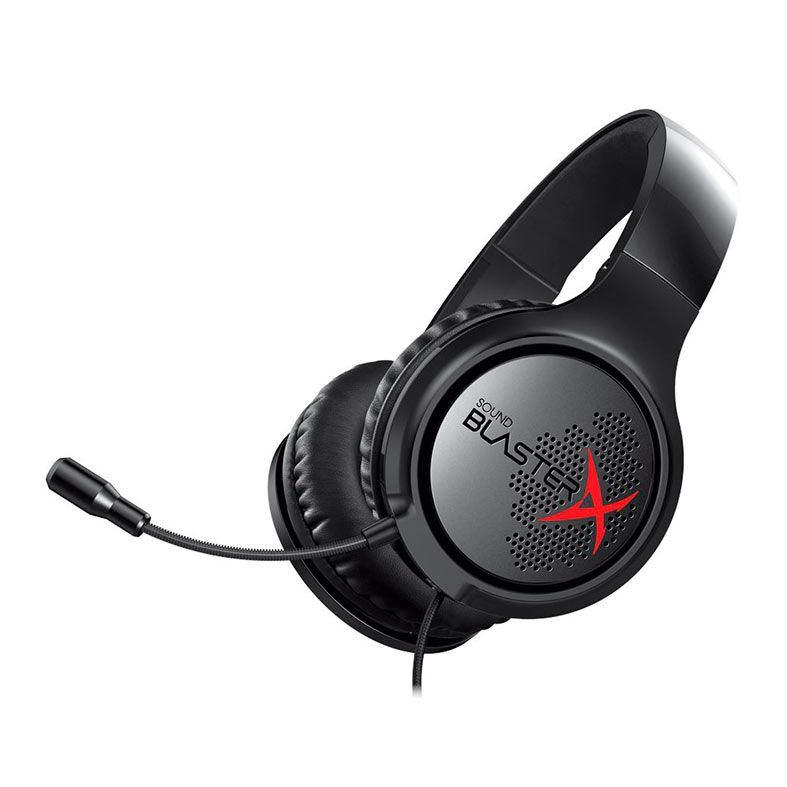 Headset Gamer Creative Sound BlasterX H3, Drivers 40mm, Preto, 70GH034000000