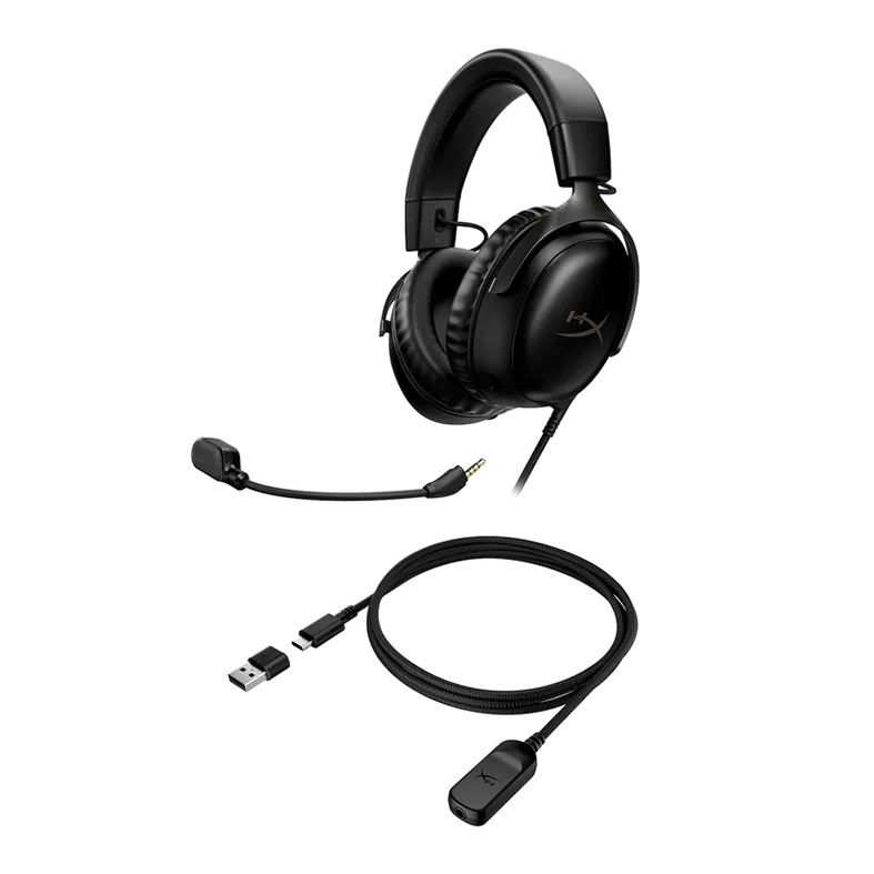 Headset Gamer HyperX Cloud III, Som Surround 7.1, Drivers