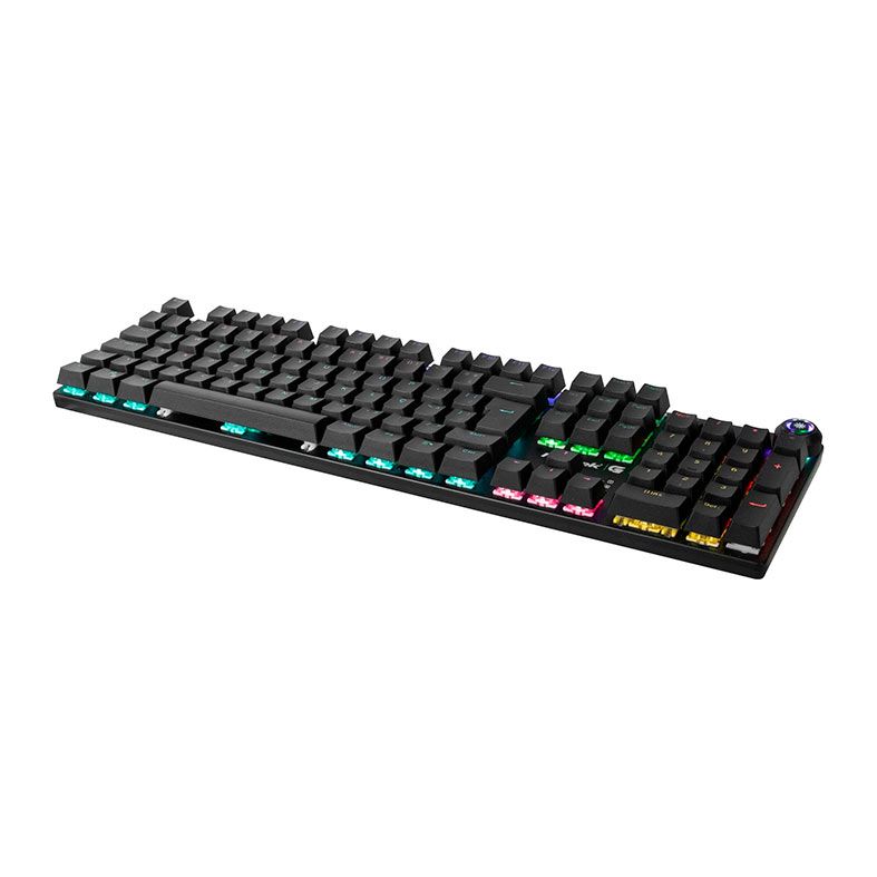 Teclado Mecanico Gamer Fortrek GPRO K7 Black Edition, Rainbow, ABNT2, Switch Azul, Preto, 74751